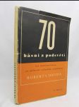 70 básní z podsvětí na rozloučenou se stínem věčného studenta Roberta Davida - náhled