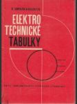 Elektrotechnické tabulky - náhled