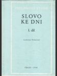 Slovo ke dni I. - náhled