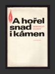 A hořel snad i kámen - náhled