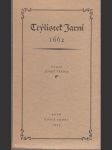 Trýlistek Jarní  1662 - ke cti a chvále Svaté a Nerozdílné Blahoslavané Trojice - náhled