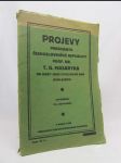 Projevy presidenta Československé republiky Prof. Dr. T. G. Masaryka od doby jeho zvolení do dnů jubilejních - náhled