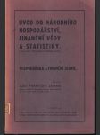 Úvod do národního hospodářství, finanční vědy a statistiky I. - náhled