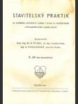 Stavitelský praktik  II. ( část konstruktivní) - náhled