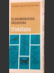 Rozkladací  mapa českomoravská vrchovina - třebíčsko  1: 100000 - náhled