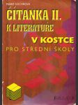 Čítanka ii. k literatuře v kostce pro střední školy - náhled