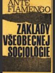 Základy všeobecnej sociológie - náhled