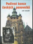 Podivné konce českých panovníků - náhled