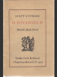 O divadlech - náhled