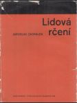 Lidová rčení - náhled