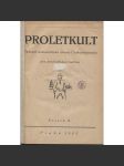 Proletkult, rok I., sv. II. (1922/1923; celkově II. půlročník) [Týdeník KSČ pro proletářskou kulturu; proletářské umění; revue, časopis, komunismus, komunisté, proletáři mj. i Devětsil] - není kompletní - náhled