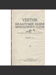 Věstník královské české společnosti nauk (historie, filozofie, jazykověda) 1912 [ Dopisy Jana Kolence z Kolna / Listy psané Johnu Bowringovi] - náhled