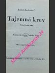 Tajemná krev - zeckendorf bedřich - náhled