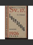 Loupežník [Karel Čapek; avantgardní obálka; ed. Lidová knihovna Aventina] - náhled