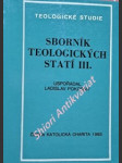 Sborník teologických statí iii. - pokorný ladislav - náhled