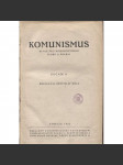 Komunismus. Revue pro komunistickou teorii a praxi, ročník II./1923 (propaganda, levicová literatura) - náhled