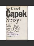 Továrna na absolutno. Krakatit (Karel Čapek - Spisy Karla Čapka, sv. 3. ) - náhled