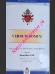 Posynodálna apoštolská exhortácia " verbum domini - o božom slove v živote a poslaní cirkvi " - benedikt xvi. - náhled