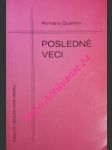 Posledné veci - guardini romano - náhled