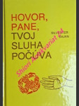 Hovor, pane, tvoj sluha počúva - ii. časť ( s. 703 - 1422 ) rozjímania - bajan silvester - náhled