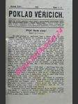 POKLAD VĚŘÍCÍCH - Lidový list k uctění nejsvětější Svátosti oltářní  Ročník XXI-XXVII / nekompletní / - náhled