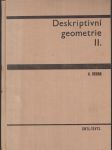 Deskriptivní geometrie ii. - náhled