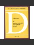 Die Heimat als soziologische und geopolitische Kategorie [= Neue Würzburger Studien zur Soziologie; Band 4] [sociologie, vlast] - náhled