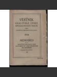 Věstník Královské české společnosti nauk 1936 (třída filosoficko-historicko-filologická) (sborník historických studií: Zápas Jana Zamojského se Zborowskými 1582-1585; Alegorie Nová rada a Theriobulia) - náhled