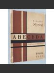 Abeceda. Taneční komposice: Milča Mayerová [1926, první vydání; avantgarda; poezie; obálka, typografie Karel Teige] - náhled