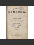 Svoboda. Politický časopis. Ročník VI./1872 (levicová literatura) - náhled