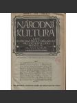 Národní kultura. List ústřední školy dělnické pro výchovu lidu. Ročník I., čísla 1.-10./1922 - náhled