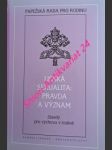 Lidská sexualita : pravda a význam - zásady pro výchovu v rodině - papežská rada pro rodinu - náhled