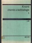 Kvasná chemie a technologie I. - náhled