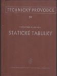 Statické tabulky - náhled