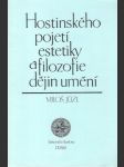 Hostinského pojetí estetiky a filozofie dějin umění - náhled