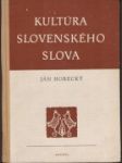 Kultúra slovenského slova - náhled