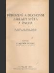 Přirozené a duchovní základy světa a života - náhled