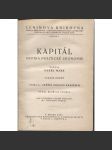 Kapitál. Kritika politické ekonomie. Svazek II., kniha 2. Oběžní proces kapitálu (1925) - náhled