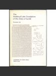 The Medieval Latin Translation of the Data of Euclid [Eukleidés; Euklides; Euklid; matematika; geometrie; dějiny vědy] - náhled