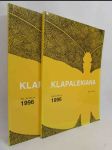 Klapalekiana 1996 No. 1-4 - náhled