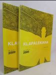 Klapalekiana 2000 No. 1-4 - náhled