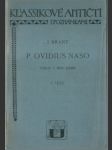 P. ovidius naso - výbor z jeho básní - náhled