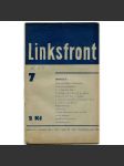 Linksfront, roč. 2, 1932-1933, č. 7 (březen 1933) [Levá fronta; časopis; KSČ; komunismus; marxismus; Karl, Karel Marx] - náhled