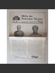 Blätter des Deutschen Theaters Prag, Nro. 29, Jahrgang XXII, Spielzeit 1933-34 [Nové německé divadlo v Praze, Státní opera Praha, noviny a časopisy, Theaterzeitung] - náhled