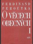 O věcech obecných i. - náhled