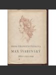 Max Švabinský, dílo 1924 - 1948 (podpis Max Švabinský) - náhled