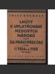 Lhůty k uplatňování mzdových nároků (právo) - náhled