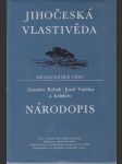 Jihočeská vlastivěda - Národopis: Život a kultura lidu v jižních Čechách - náhled