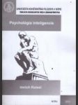 Psychológia inteligencie - náhled