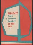 Rukověť české a slovenské literatury od roku 1918 - náhled